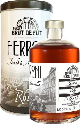 Ferroni 2013 Fonde A Marseille Brut de Fut Canaries La Palma 11yo 62.3% 500ml