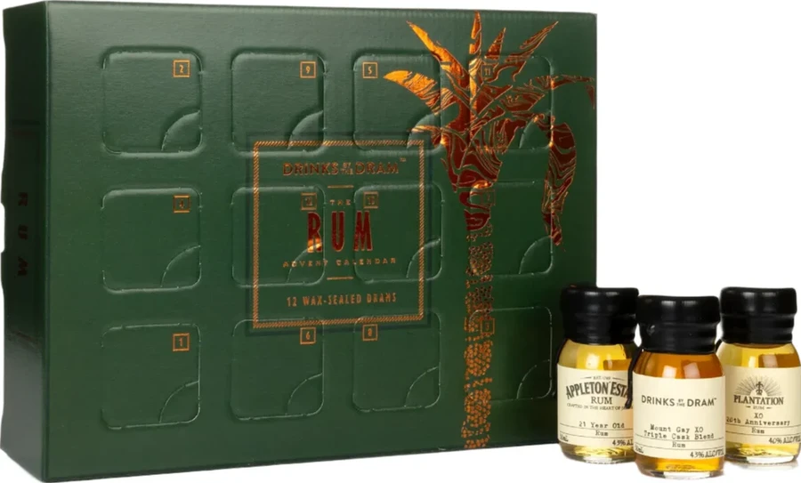 Drinks by the Dram 12 Day Rum Advent Calendar Edition 2024