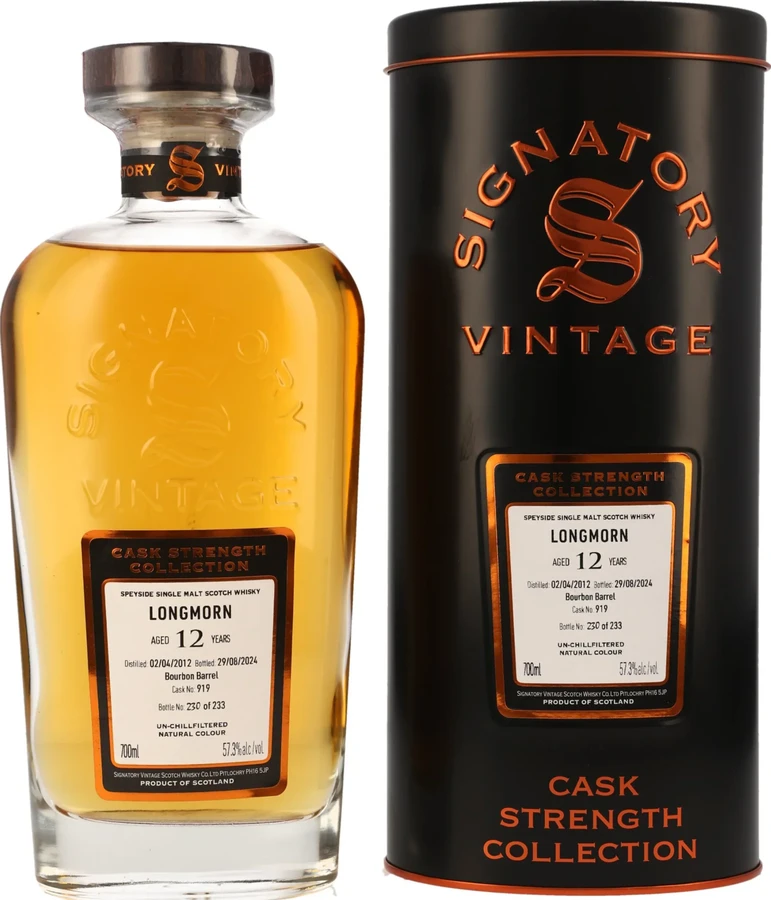 Longmorn 2012 SV Cask Strength Collection 57.3% 700ml