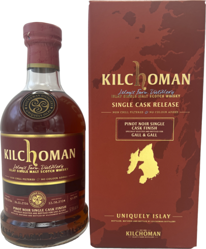 Kilchoman 2016 Pinot Noir Single Cask Finish Gall & Gall 57.6% 700ml