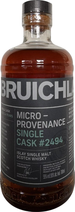 Bruichladdich 2009 Micro Provenance Single Cask Travel Retail 55% 700ml