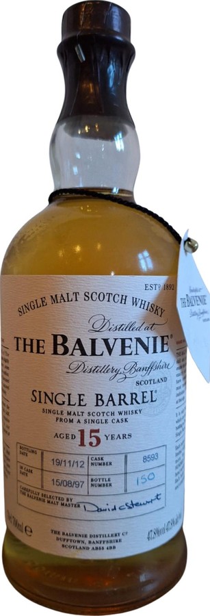 Balvenie 15yo Single Barrel 47.8% 700ml