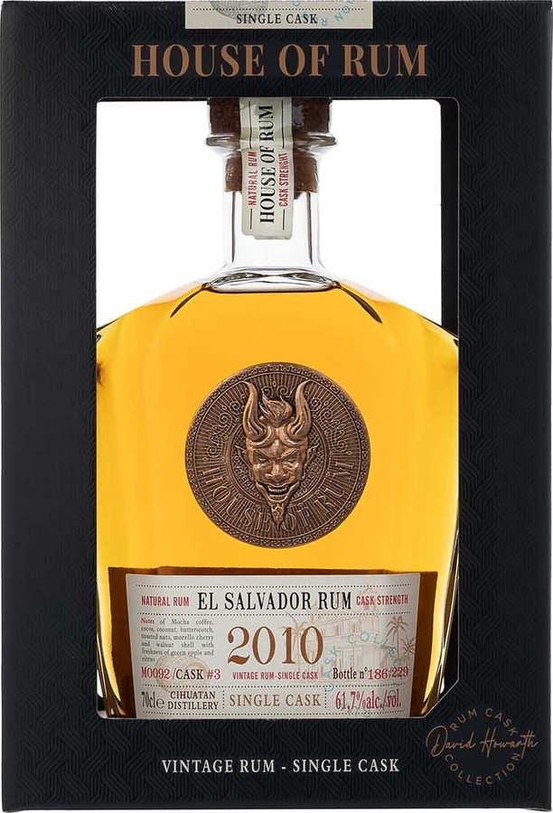 House of Rum 2010 Cihuatan EL Salvador Single Cask Vintage 13yo 61.7% 700ml