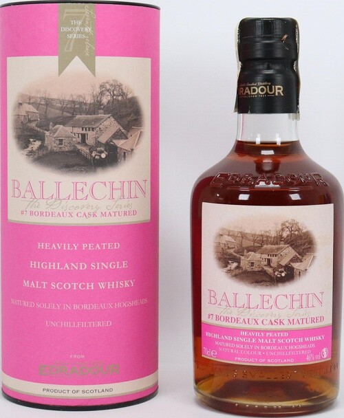 Ballechin Batch 7 The Discovery Series Bordeaux Hogsheads 46% 700ml