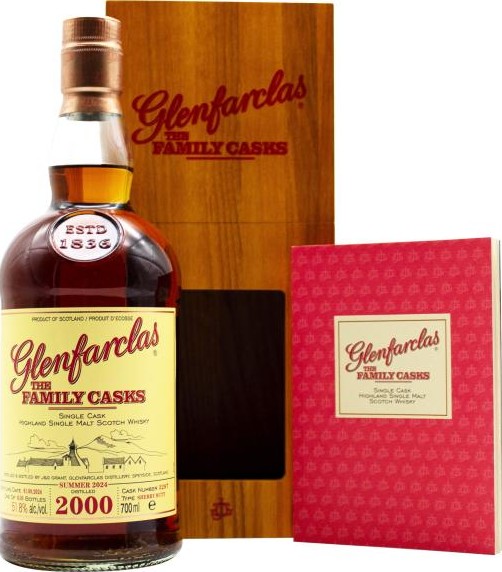 Glenfarclas 2000 The Family Casks Release S24 51.8% 700ml