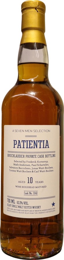 Bruichladdich 10yo Private Cask Bottling A Seven Man Selection 63.2% 700ml