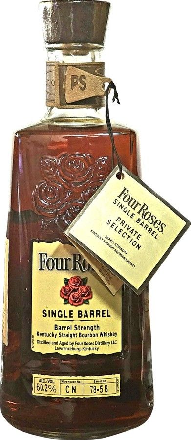 Four Roses Single Barrel Barrel Strength Bottle Barn Private Selection 60.2% 750ml