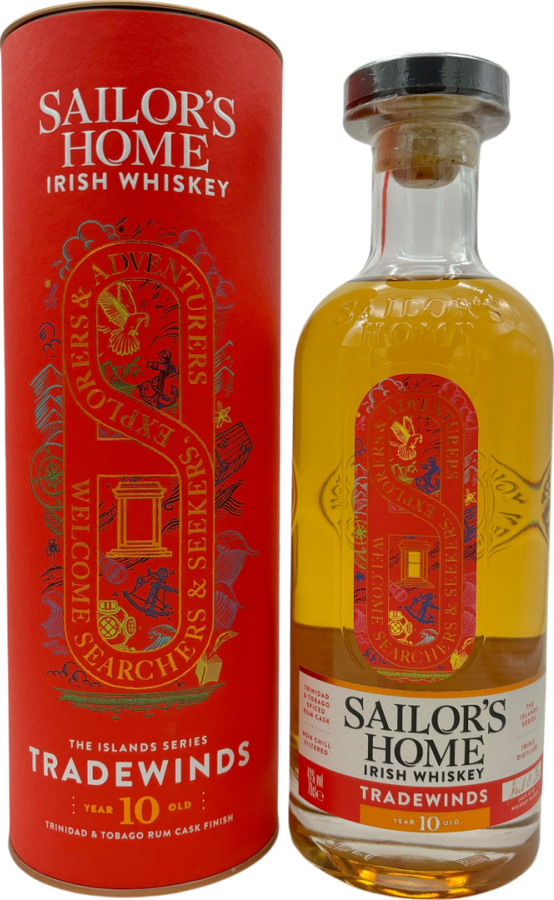 Sailor's Home Irish Whisky 10yo Tradewinds The Islands Series 43% 700ml