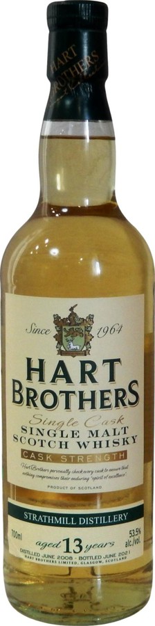 Strathmill 2008 HB Single Cask Cask Strength 53.5% 700ml