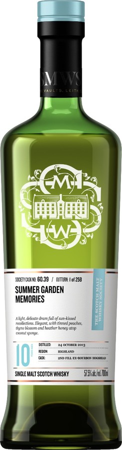 Aberfeldy 2013 SMWS 60.39 Summer garden memories 57.5% 700ml