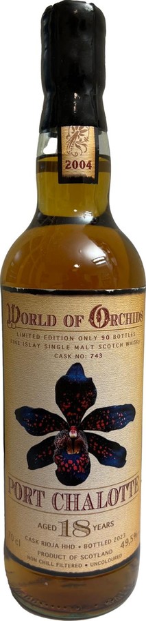 Port Charlotte 2004 JW World of Orchids 49.5% 700ml