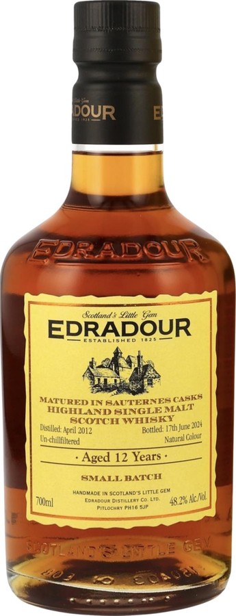 Edradour 2012 Small Batch 48.2% 700ml