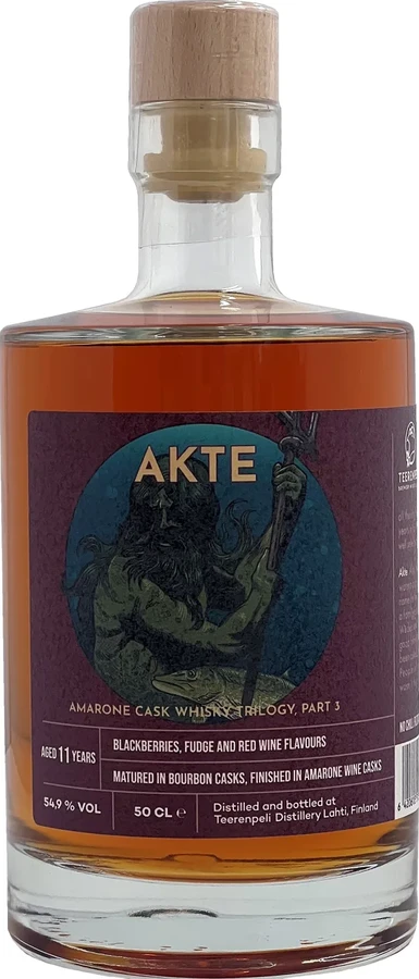 Teerenpeli 11yo Akte Whisky Trilogy Part 3 54.9% 500ml