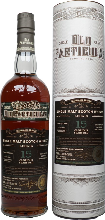 Ledaig 2009 DL Old Particular 56.4% 700ml