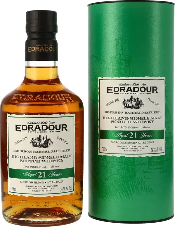 Edradour 2003 Small Batch Bottling 54.3% 700ml