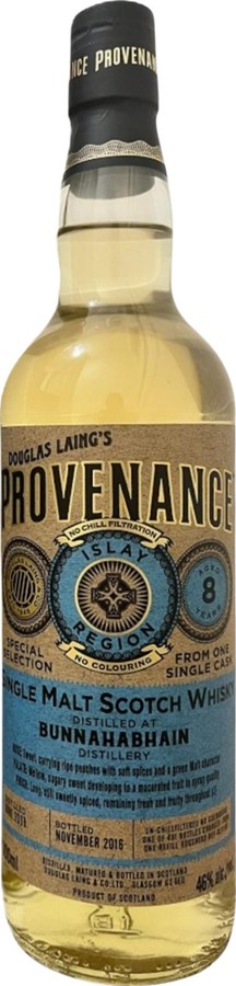 Bunnahabhain 2008 DL Provenance 46% 700ml