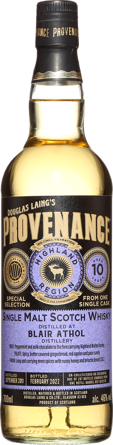 Blair Athol 2011 DL Provenance 46% 700ml