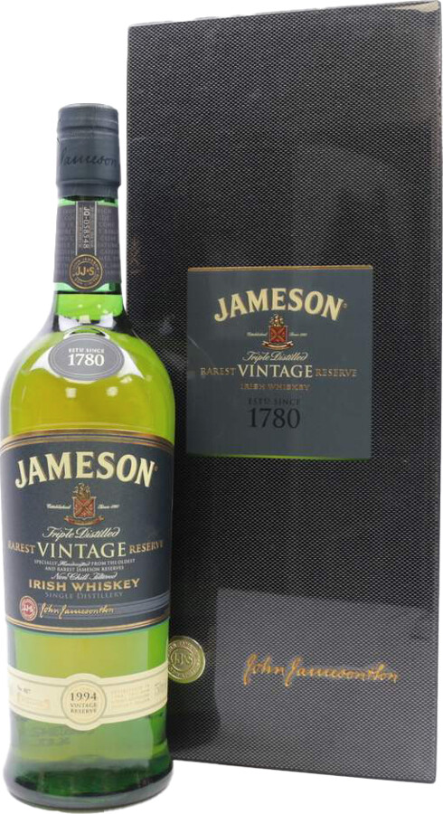 Jameson 1994 Rarest Vintage Reserve 20th Anniversary of Freedom Day in South Africa 56% 750ml