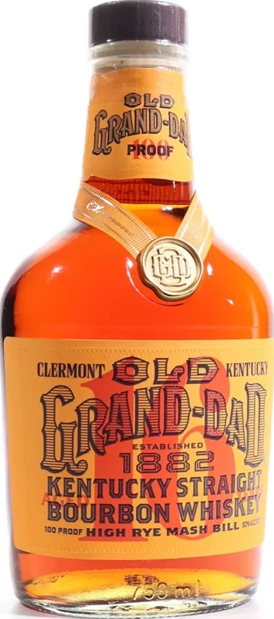 Old Grand-Dad 16yo Kentucky Straight Bourbon Whisky 100 Proof 50% 750ml