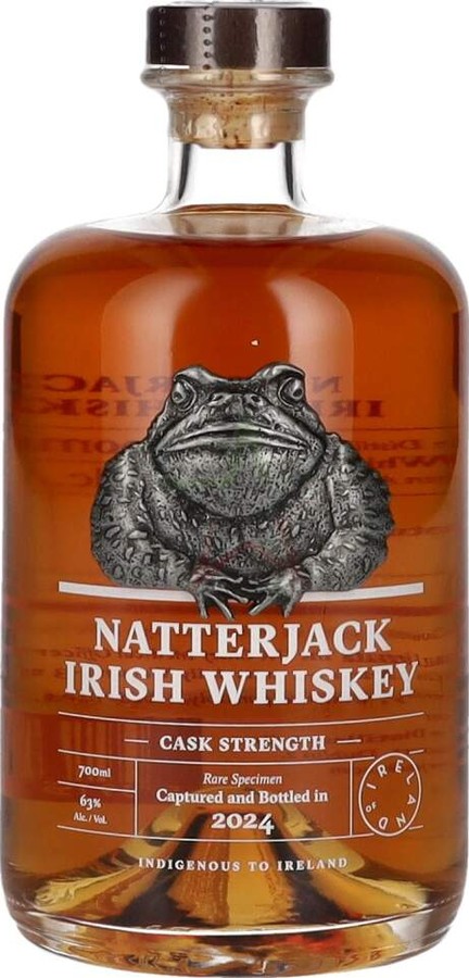 Natterjack Irish Whisky GoDi Cask Strength 63% 700ml