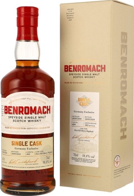 Benromach 2014 Single Cask Germany Exclusive 58.8% 700ml