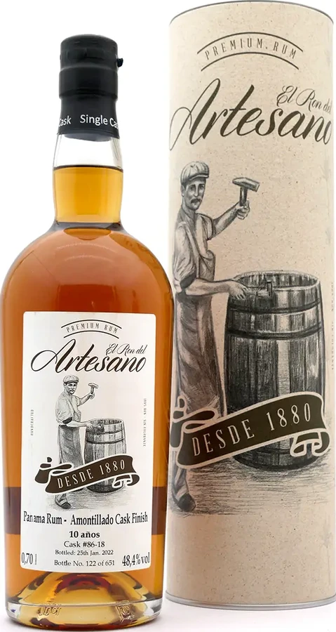 El Ron del Artesano 2012 Amontillado Cask Finish 10yo 48.4% 700ml