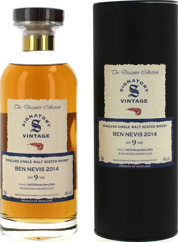 Ben Nevis 2014 SV The Decanter Collection 46% 700ml