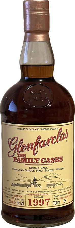 Glenfarclas 1997 The Family Casks Release S24 55.4% 700ml