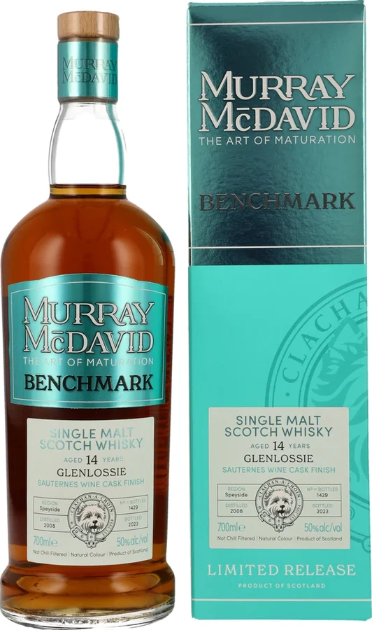 Glenlossie 2008 MM Benchmark Sauternes Finish 50% 700ml