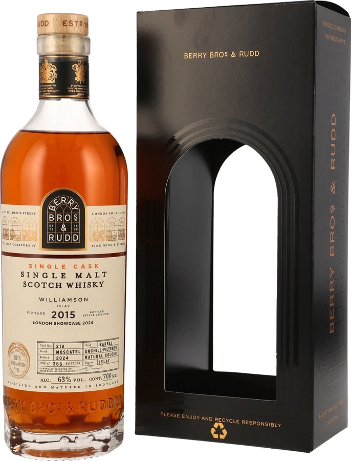 Williamson 2015 BR Single Cask London Showcase 2024 63% 700ml