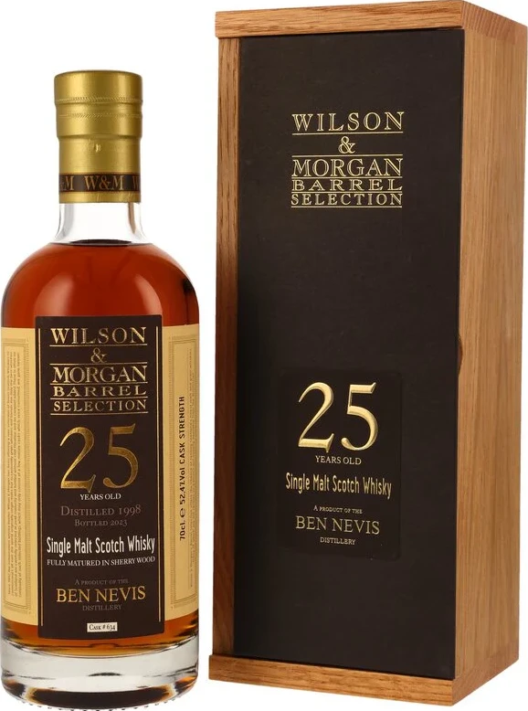 Ben Nevis 1998 WM Barrel Selection Special Release 55 months 1st Fill Oloroso Sherry Butt Finish Rossi & Rossi Treviso 52.4% 700ml