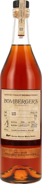 Bomberger's Declaration Small Batch 54% 700ml