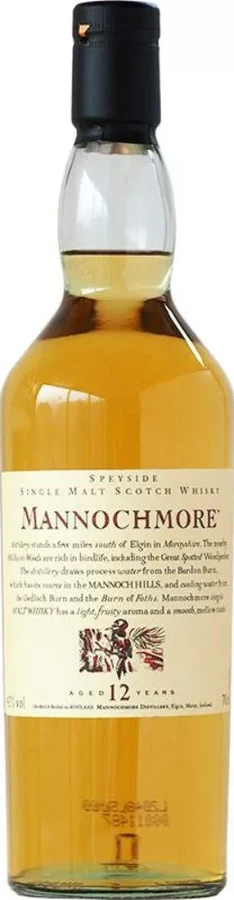 Mannochmore 12yo Flora & Fauna Black Cap 43% 700ml