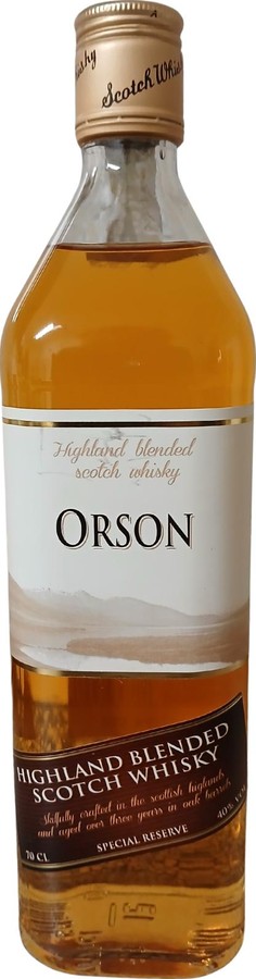 Orson Highland Blended Malt Scotch Whisky UD Special Reserve 40% 700ml