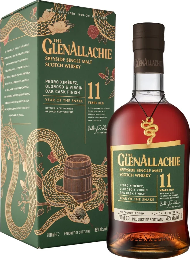 Glenallachie 11yo Year of the Snake Bottled for Bottled in celebration of lunar new year 2025 48% 700ml