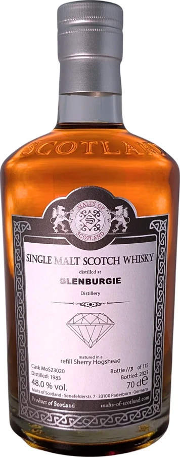 Glenburgie 1983 MoS Warehouse Diamonds 48% 700ml