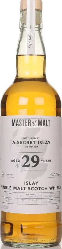 A Secret Islay Distillery 1993 MoM Single Cask 51.7% 700ml