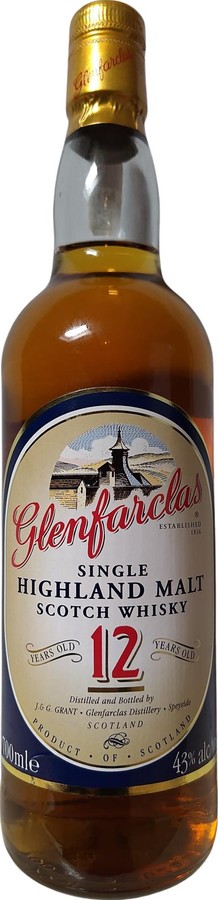 Glenfarclas 12yo Importato e Distribuito da Previ S.p.A. Brescia 43% 700ml