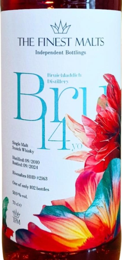 Bruichladdich 2010 TFM Flowers 50.9% 700ml