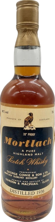 Mortlach 1936 GM A Pure Highland Malt 40% 750ml