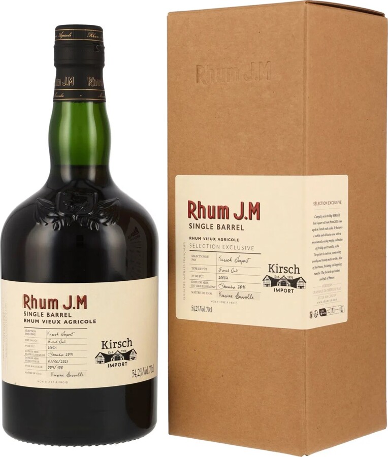 Rhum J.M 2015 Kirsch Import #200074 8yo 54.2% 700ml