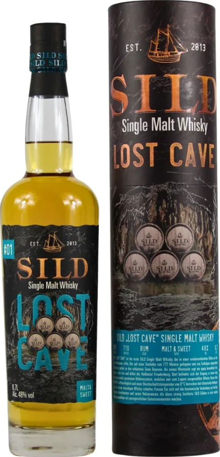 Sild 2021 Lost Cave #1 Sylt Destillerie GmbH Zum Fliegerhorst 22 25980Sylt OT-Tinnum 48% 700ml