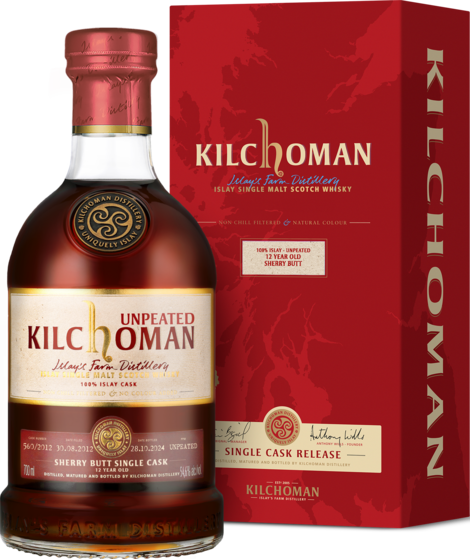 Kilchoman 2012 100% Islay Cask unpeated 50yo Hanseatische Weinhandelsgesellschaft 54.6% 700ml