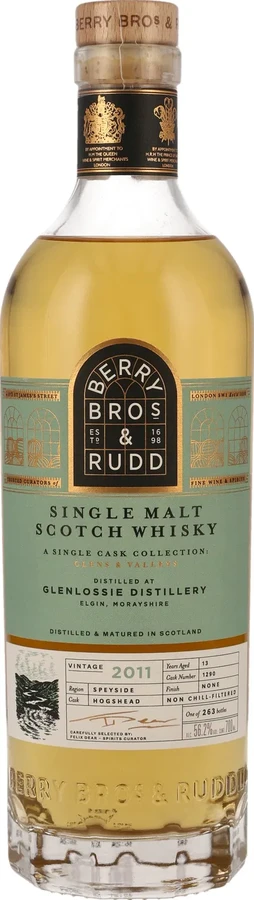 Glenlossie 2011 BR A Single Cask Collection: Glens & Valleys 56.2% 700ml