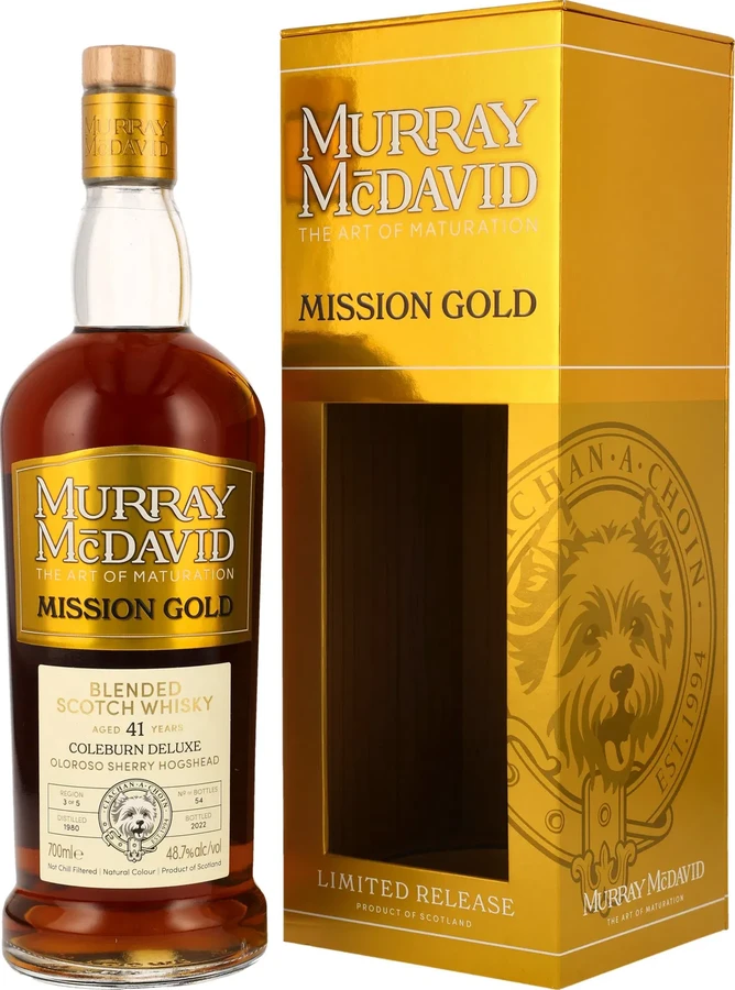 Coleburn Deluxe 1980 MM Mission Gold 48.7% 700ml