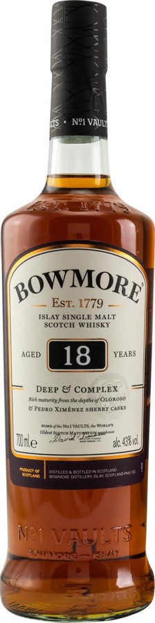 Bowmore 18yo Deep & Complex 43% 700ml