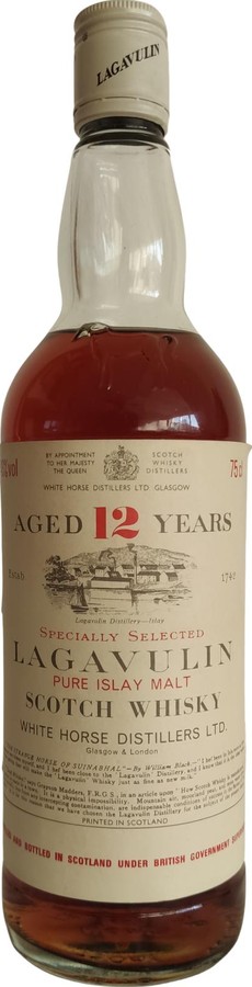 Lagavulin 12yo White Horse Distillers Ltd Vertrieb durch Scoma GmbH 43% 750ml