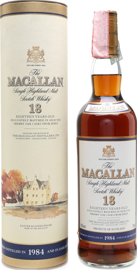 Macallan 1984 Vintage Sherry Cask 43% 700ml