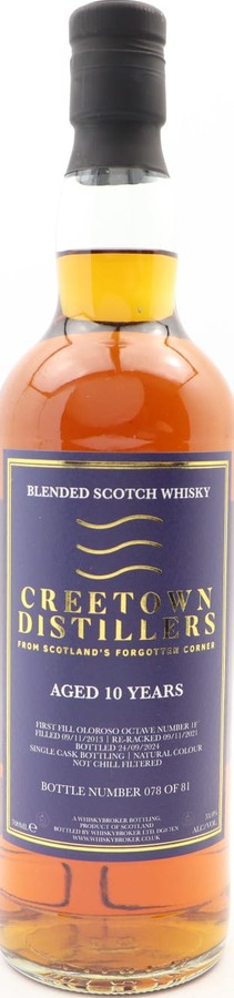 Blended Scotch Whisky 2013 WhB Creetown Distillers 53% 700ml