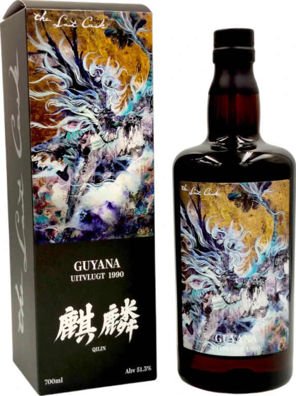 Distilia 1990 Uitvlugt Guyana Qilin The Last Cask 32yo 51.3% 700ml